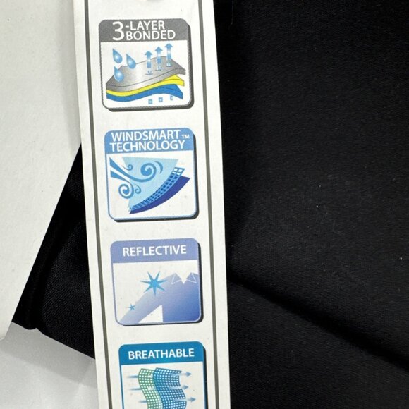 Hard Rock Cafe Biloxi Tech Jacket Mens Medium Black Performance Stretch Zip NEW - Picture 9 of 14